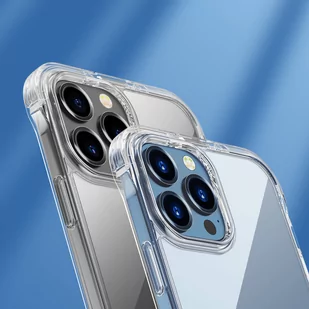 Joyroom Defender Series etui pokrowiec do iPhone 13 Pro pancerna obudowa z haczykami podstawką przezroczysty (JR-BP955) - Etui i futerały do telefonów - miniaturka - grafika 3