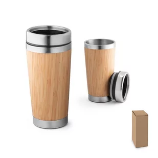 Pietro. Bambusowy Kubek Podróżny 500 Ml - Kubki termiczne - miniaturka - grafika 1