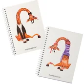 Notesy i bloczki - Narcissus Kołonotatnik Swing Żyrafa A5 80k kratka 80g - artykuł papierniczy - miniaturka - grafika 1