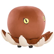 Taborety i hokery - Beliani Pufa zwierzak welurowa brązowa OCTOPUS - miniaturka - grafika 1