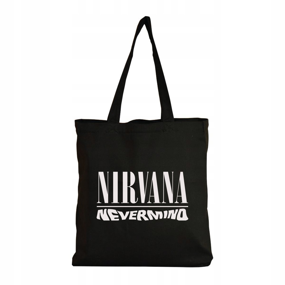 Eko Torba Bawełniana na ramię Zakupy Shopper Torebka Nirvana Nevermind 3