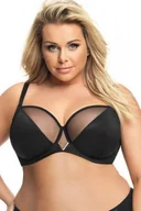 Biustonosze - Biustonosz Vicky 564 czarny - Gorsenia - miniaturka - grafika 1