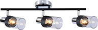 Lampy sufitowe - Lampex Avola lampa sufitowa (spot) 3-punktowa czarny/chrom LPX0034/3 - miniaturka - grafika 1