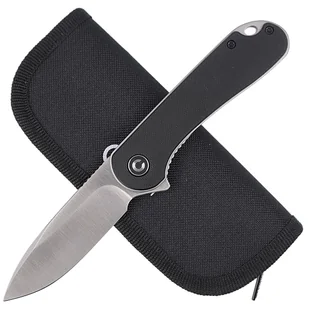 Nóż składany CIVIVI Elementum Flipper Black G10, Satin Finish (C907A) - Noże - miniaturka - grafika 4