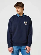 Bluzy męskie - WRANGLER SWEATSHIRT NAVY 112357739 S - miniaturka - grafika 1
