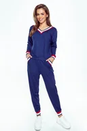 Piżamy damskie - Eldar Komplet Piżamowy Fanny Homewear Granatowy 2Xl - miniaturka - grafika 1