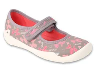 Kapcie damskie - Balerinki-Kapcie Dziewczęce Szare r 29 114X548 Befado - miniaturka - grafika 1