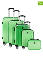 Torby podróżne - Canadian Peak 5-częściowy zestaw "Softlesseak" w kolorze zielonym - miniaturka - grafika 1