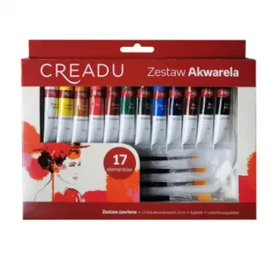 Zestaw Farb Akwarelowych 17 Elementów Creadu Outlet - Farby i media malarskie - miniaturka - grafika 1