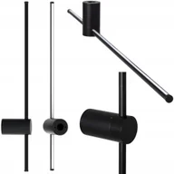 Lampy ścienne - Kinkiet Led Ścienny Wewnętrzny Długi 100CM B.ciepła 12W Metal Czarna Lampa - miniaturka - grafika 1