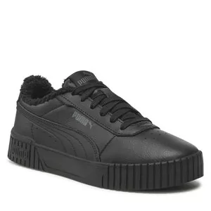 Buty dla dziewczynek - PUMA Dziewczęce sneakersy Carina 2.0 WTR Jr, Black, 37.5 EU - grafika 1