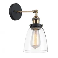 Lampy ścienne - Francis kinkiet 1-punktowy MBM-2563/1 GD+CL - miniaturka - grafika 1