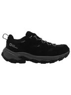 Buty trekkingowe damskie - Jack Wolfskin Buty turystyczne "Vojo Tour" w kolorze czarno-szarym - miniaturka - grafika 1