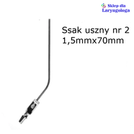 Akcesoria medyczne - Ssak uszny nr 2 08-138 Metech - miniaturka - grafika 1