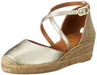 Espadryle damskie - Unisa Damskie espadryle CAUDE_22_LMT Platino, 40 EU - miniaturka - grafika 1