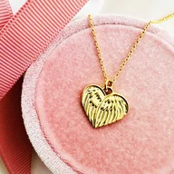 Naszyjniki - Naszyjnik z sercem, prezent na Walentynki - miniaturka - grafika 1