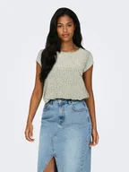 Bluzki damskie - ONLY Bluzka w kolorze jasnozielono-beżowym - miniaturka - grafika 1