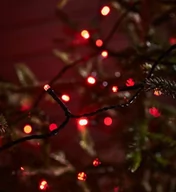 Lampy ogrodowe - Choinkowe światełka girlanda 3m 200 LED 20W flash multikolor - miniaturka - grafika 1