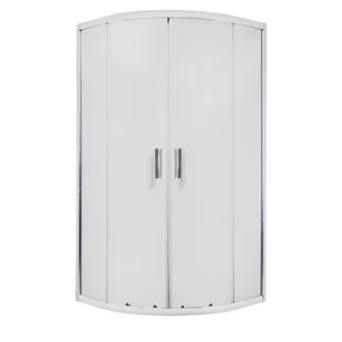 Kerra Zakrzywiona kabina prysznicowa Malibu GL 90 bez brodzika - Kabiny prysznicowe - miniaturka - grafika 1