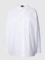 Koszule damskie - Bluzka z wyhaftowanym logo - miniaturka - grafika 1