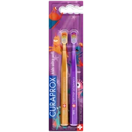 Szczoteczki do zębów dla dzieci - Curaprox Kids Superheroes, szczoteczka do zębow dla dzieci, 4-12 lat, Ultra Soft, 2 sztuki - miniaturka - grafika 1
