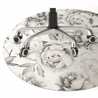 Podnóżki, podpórki, podkładki - Podkładka pod krzesło obrotowe Piwonie fi100 cm - miniaturka - grafika 1