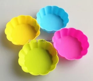 SILIKONOWE WESOŁE FOREMKI DO MINI TART BABEK 6szt - Formy do ciast - miniaturka - grafika 1