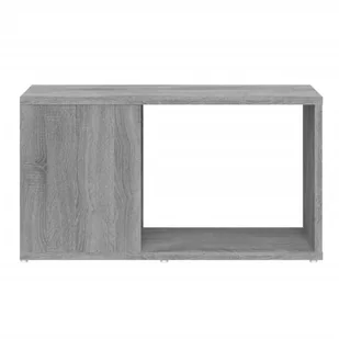 Szafka pod TV, szary dąb sonoma, 60x24x32 cm - Szafki RTV - miniaturka - grafika 6