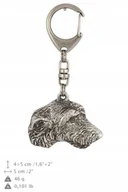 Breloki - Wilczarz Irlandzki Brelok Breloczek posrebrzany - miniaturka - grafika 1