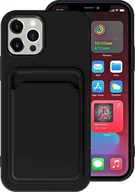 Etui i futerały do telefonów - König Design Etui kompatybilne z Apple iPhone 12 Pro Plastikowe, miękkie etui na telefon komórkowy - Etui na telefon komórkowy czarne - miniaturka - grafika 1