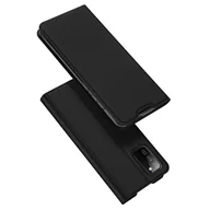 Etui i futerały do telefonów - Dux Ducis Skin Pro kabura etui pokrowiec z klapką Samsung Galaxy A02s EU czarny - miniaturka - grafika 1