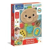 ﻿Clementoni baby Edu Miś Montessori 17872 - Zabawki interaktywne dla dzieci - miniaturka - grafika 1