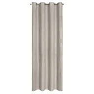 Zasłony - Zasłona Madison 140 x 250 cm beżowa na przelotkach - miniaturka - grafika 1