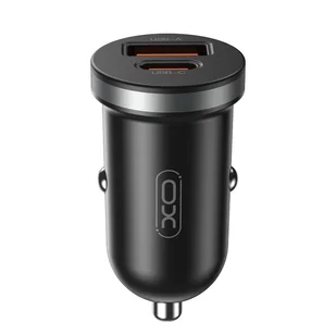 Ładowarka samochodowa XO CC56 - 30W Power Deliver - 2x USB - Czarna - Ładowarki samochodowe - miniaturka - grafika 1
