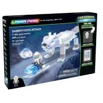 Laser Pegs Świecące klocki Sabertooth Attack - Klocki - miniaturka - grafika 1