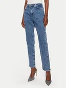 Spodnie damskie - Noisy May Jeansy Daisy 27031099 Niebieski Mom Fit - miniaturka - grafika 1