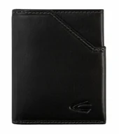 Portfele - Small Slim CAMEL ACTIVE skórzany portfel, etui czarny 286-702 60 RFID - miniaturka - grafika 1