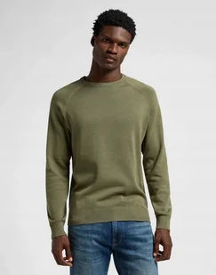 LEE CLEAN RAGLAN SWEATER MERCANTILE GREEN 112355673 S - Swetry męskie - miniaturka - grafika 1
