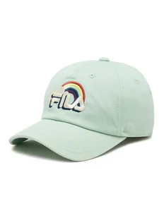 Fila Czapka z daszkiem Butuan Rainbow Kid Dad Cap FCK0015 Zielony - Czapki dla dzieci - miniaturka - grafika 1