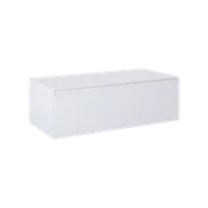 Szafki łazienkowe - ELITA  SPLIT SLIM 100 1S WHITE HG Z BLATEM PDW KOMODA PODWIESZANA 169107 - miniaturka - grafika 1