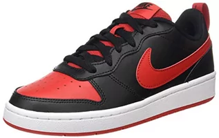 Buty dla chłopców - Nike Chłopięce Court Borough Low 2, Sneakersy, Czarny/Czerwony, 36.5 EU - grafika 1