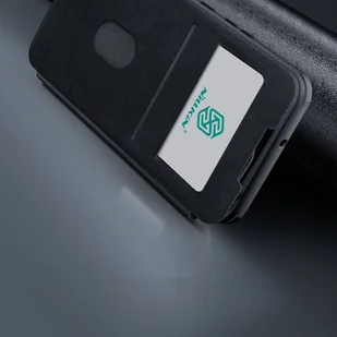 Nillkin Qin Cloth Pro Case etui Samsung Galaxy S23+ pokrowiec z klapką osłona na aparat niebieskie - Etui i futerały do telefonów - miniaturka - grafika 10