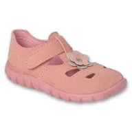 Buty dla dziewczynek - Befado obuwie dziecięce  535P005 różowe - miniaturka - grafika 1