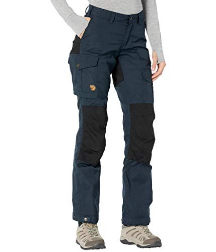 Fjällräven Vidda Pro damskie spodnie sportowe niebieski Dark Navy-Black. 48