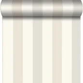 Tapety - Tapeta w pasy Aurora Stripes beżowa winylowa na flizelinie - miniaturka - grafika 1