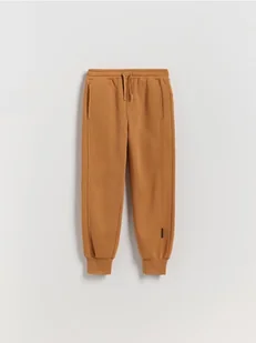 Reserved - Dzianinowe joggery - brązowy - Spodnie i spodenki dla chłopców - miniaturka - grafika 1