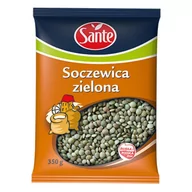 Ziarna i nasiona roślin strączkowych - Sante SOCZEWICA ZIELONA 350 G. P1--0702 - miniaturka - grafika 1