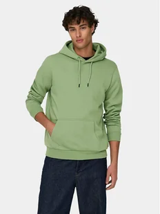 Only & Sons Bluza Cares 22018685 Zielony Regular Fit - Bluzy męskie - miniaturka - grafika 1