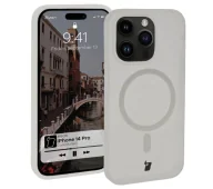 Etui i futerały do telefonów - Bizon Etui z pierścieniem magnetycznym Case MatteO do iPhone 14 Pro, półprzezroczyste z przezroczystą ramką - miniaturka - grafika 1
