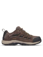 Buty trekkingowe męskie - Columbia Trekkingi Crestwood Waterproof 2100651 Brązowy - miniaturka - grafika 1